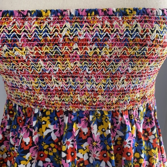 NWT UO Charlotte Smocked Ruffled Babydoll Top - Picture 4 of 10